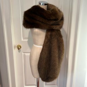 Zara faux fur oversized stole